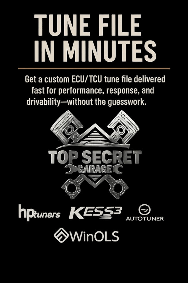 TSG Custom ECM Tuning Service - Remote Flash